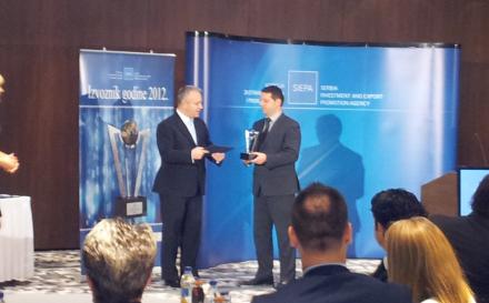 AC Serbia member, GOMMA Line winner of SIEPA Award  SME Exporter of the Year